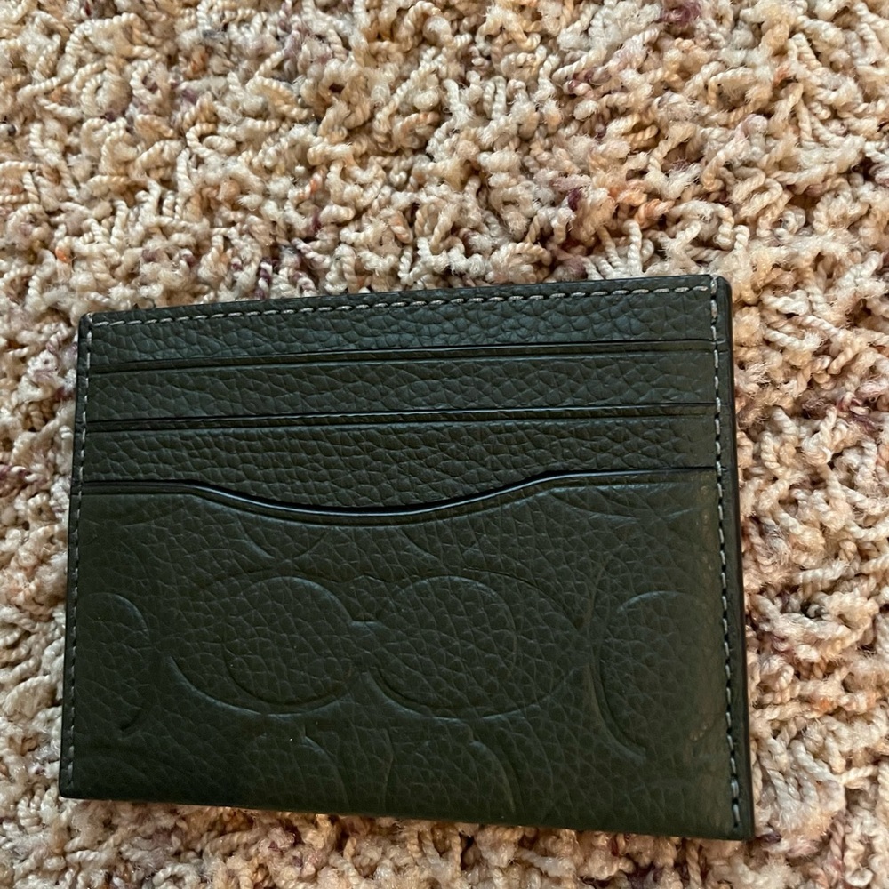 Coach Green Card Case